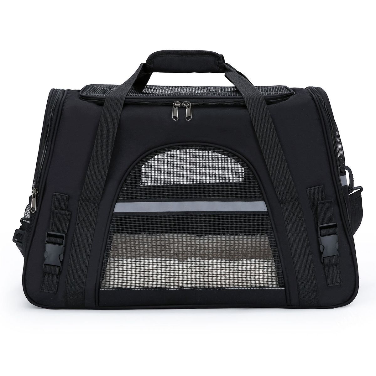 Přenosná malá venkovní oxfordská látková taška pro kočky, skládací, pro domácí mazlíčky, velká kapacita, taška pro kočky_voghion.com