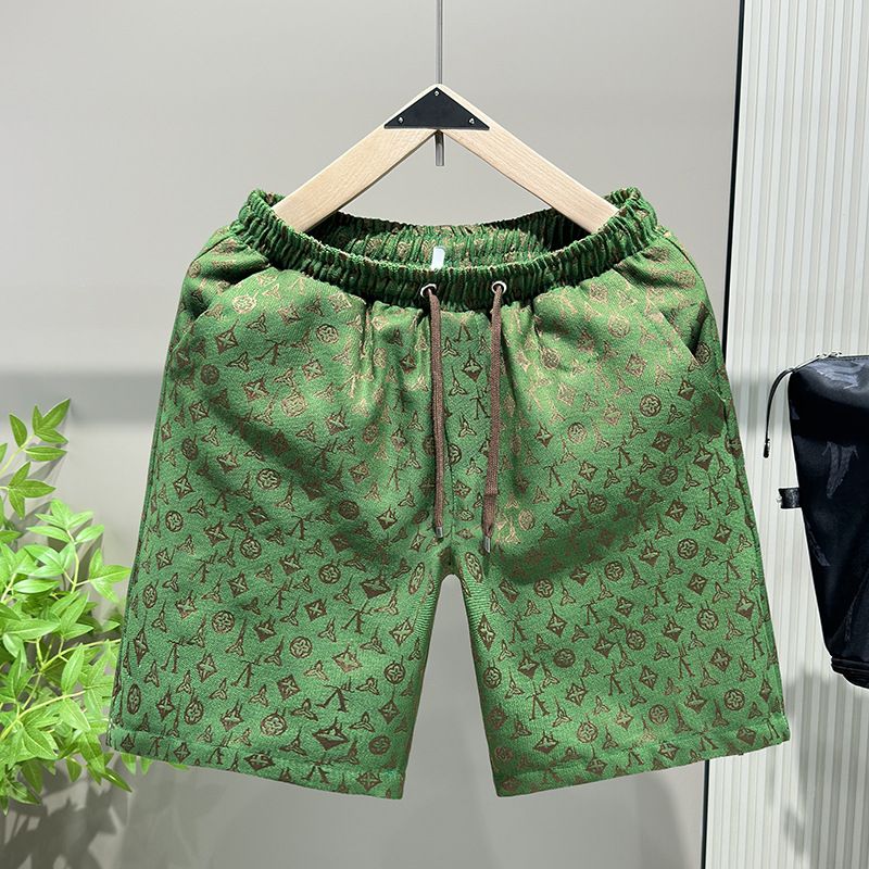 Herrenbekleidung Sommer Dünne Schnelltrocknende Shorts Freizeitshorts Oberbekleidung Hosen Herrenshorts Hübsche Vielseitige Strandhose_voghion.com