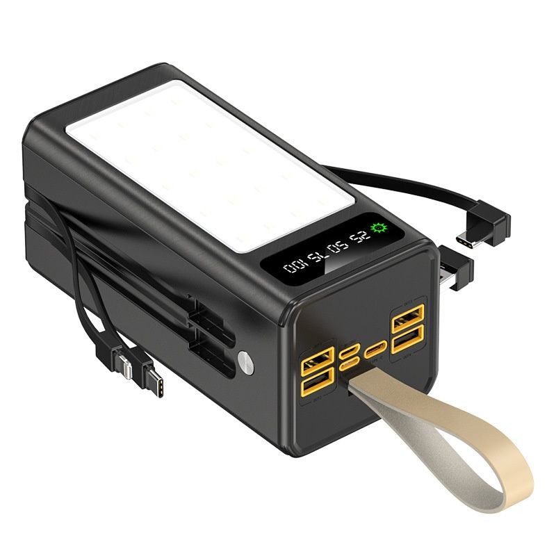 Lampe de camping extérieure avec batterie externe intégrée de grande capacité (50 000 mAh), alimentation mobile pratique en gros._voghion.com