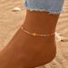 New Foot Jewelry Fashion Simple Colorful Daisy Bohemian Style Beach Flower Anklet_voghion.com