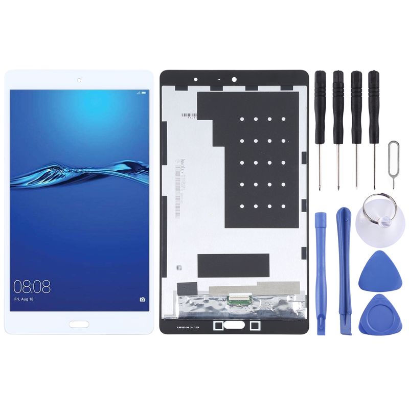 Original LCD Screen For Huawei MediaPad M3 Lite 8.0 CPN-W09 With Digitizer Full Assembly(White)_voghion.com