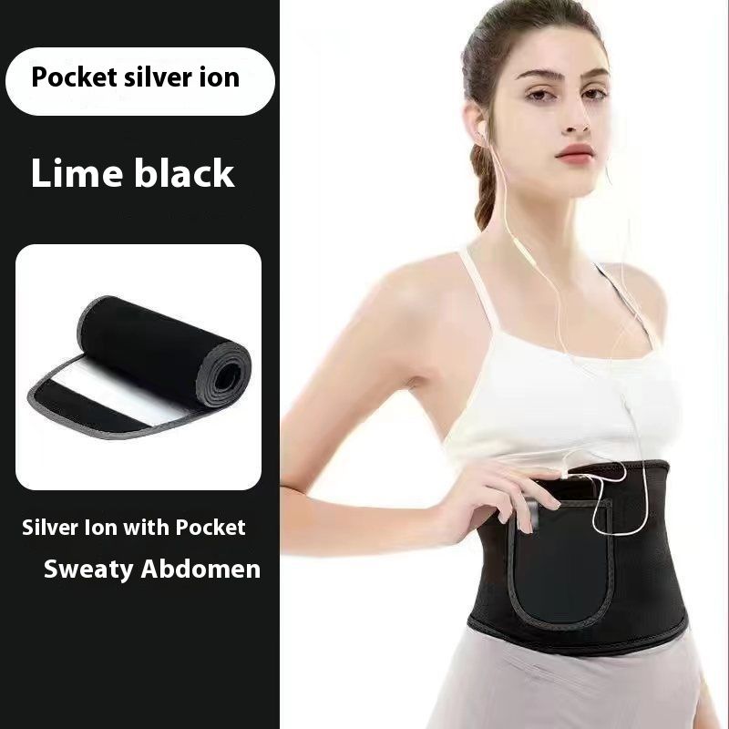 Sweating Run Fitness Breathable Abdominal Restraint Belt Deep Squat Women's Summer Tight Stomach and Lumbar Waist_voghion.com