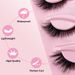 Five pairs of cat eyes 3D false eyelashes eye tail lengthening fox eyelashes_voghion.com