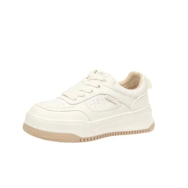 Mocassini da coppia con punta tonda e suola spessa e taglio basso con rete per una traspirabilità confortevole e un look casual alla moda._voghion.com