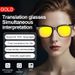 Smart Wireless Bluetooth Translation Glasses Listening To Calling Non-Bone Conduction Black Technology Sunglasses Music_voghion.com