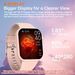 SENBONO Life3 Smart Bluetooth Dials Call Health Monitor Horloge Sport Waterdichte Smartwatch Dames Voor IOS Android_voghion.com