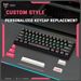 ONIKUMA G55 Mechanical Gaming Keyboard, 61 Keys, Layout, RGB, Customizable, Wired, Colorful, LED Backlight, Keyboard For_voghion.com