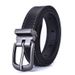 New Unisex Belt for Men and Women, Casual and Versatile, Minimalist Black Slim Belt, Korean Version Retro Needle Buckle Jeans with Student Trend_voghion.com