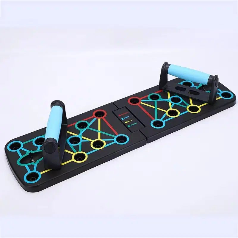 Tabla de flexiones multifuncional para entrenamientos en casa: barras desmontables para entrenamiento muscular específico_voghion.com