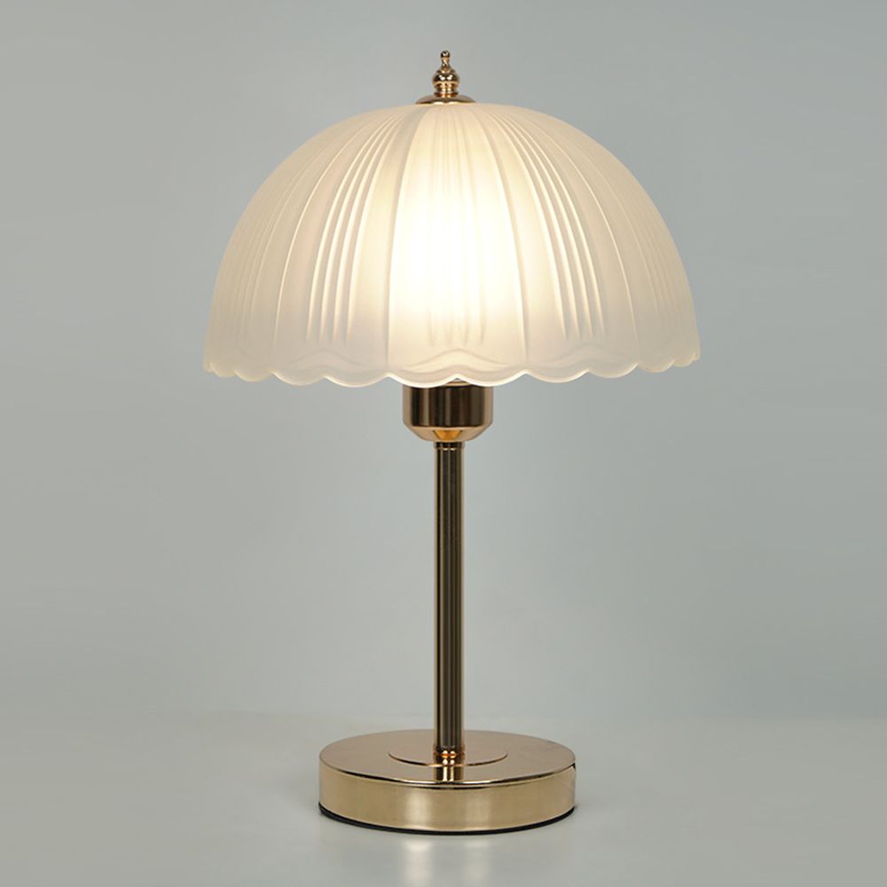 Lampada da comodino creativa a lunga durata Decorazione in cristallo di vetro Ricarica Touch Lampada da tavolo per camera da letto Decorazione domestica_voghion.com