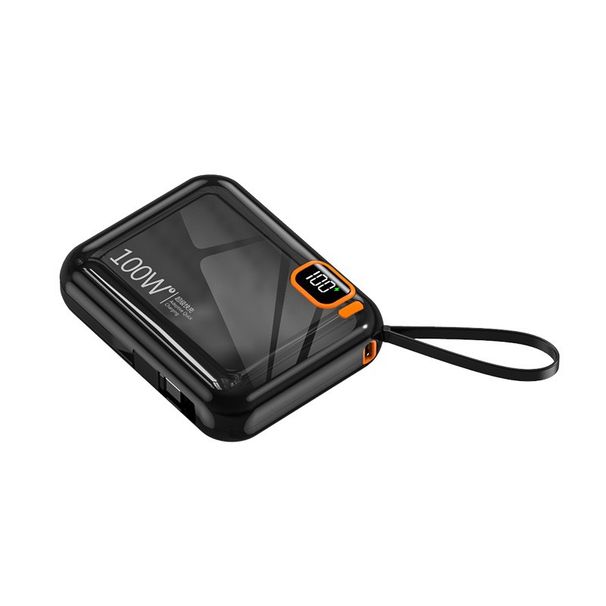 66 W PD-Schnelllade-Powerbank 10000 mAh – Mini-Portable mit integriertem Kabel, Quick Charge 3.0, Digitalanzeige, für iPhone/Samsung/Android_voghion.com