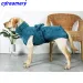 Dog Bathrobe Towel-Drying Absorbent With Waist Puppy Cat Drying Towel Robe With Hood/Belt For MediumSmallPet Dogs Quick Dry_voghion.com