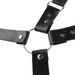 Cintura sexy in pelle per bondage da uomo, stile europeo-americano, con contrappeso e materiale LuvBox_voghion.com