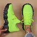 Plus Size Women's Breathable Sock Sneakers Slip-On Lazy Shoes_voghion.com