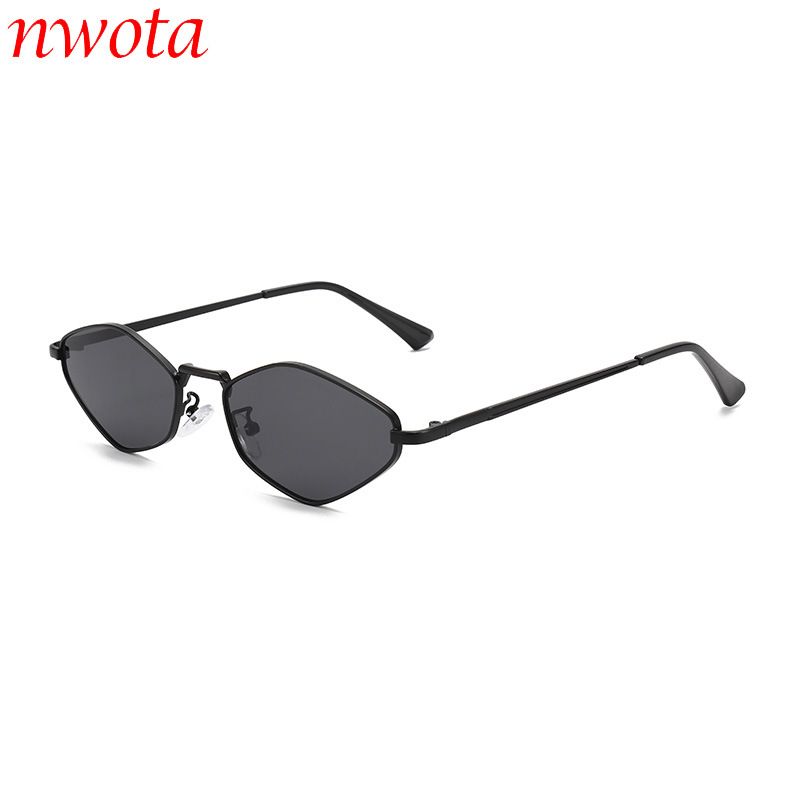 Neue polygonale Sonnenbrille High-End-Ins Kleines Rahmendesign Metalltrend-Sonnenbrille T1280_voghion.com