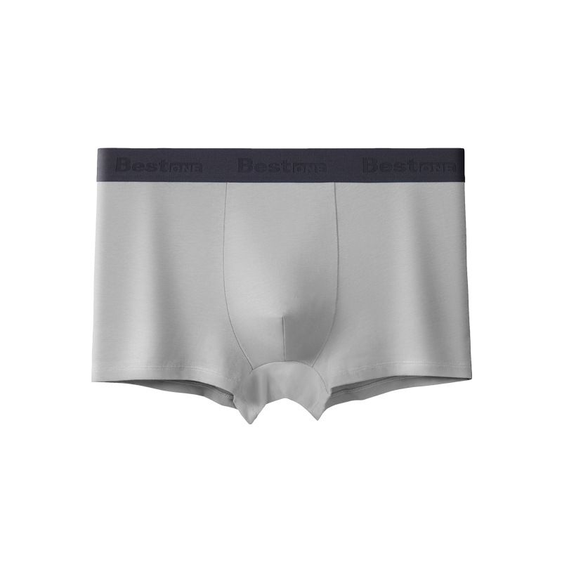 Intimo da uomo, boxer in puro cotone per ragazzi, antibatterico, larghi, con cavallo anti-glutei_voghion.com