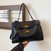High quality minimalist shoulder 2024 trendy rodeo large capacity tote commuting buckle crossbody bag_voghion.com