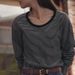 2023 Korean Style Color-Block Striped Long Sleeve T-Shirt Autumn New Casual Top Women's Loose Pullover Base Shirt_voghion.com