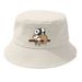 Modische Bucket Caps mit Aufdruck „Schlaf, faul, Panda, Faultier“, mehrere Farben, Cartoon-Fischerhut, lässig für Erwachsene und Kinder, Panama-Cap_voghion.com