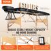 VEVOR Portable Massage Table 28" W, 2 Folding Lightweight Massage Table, 8-Level Height Adjustable Salon Tattoo Bed, Spa Table With Headrest, Armrests, Hand Pallet & Carrying Bag, 600LBS_voghion.com