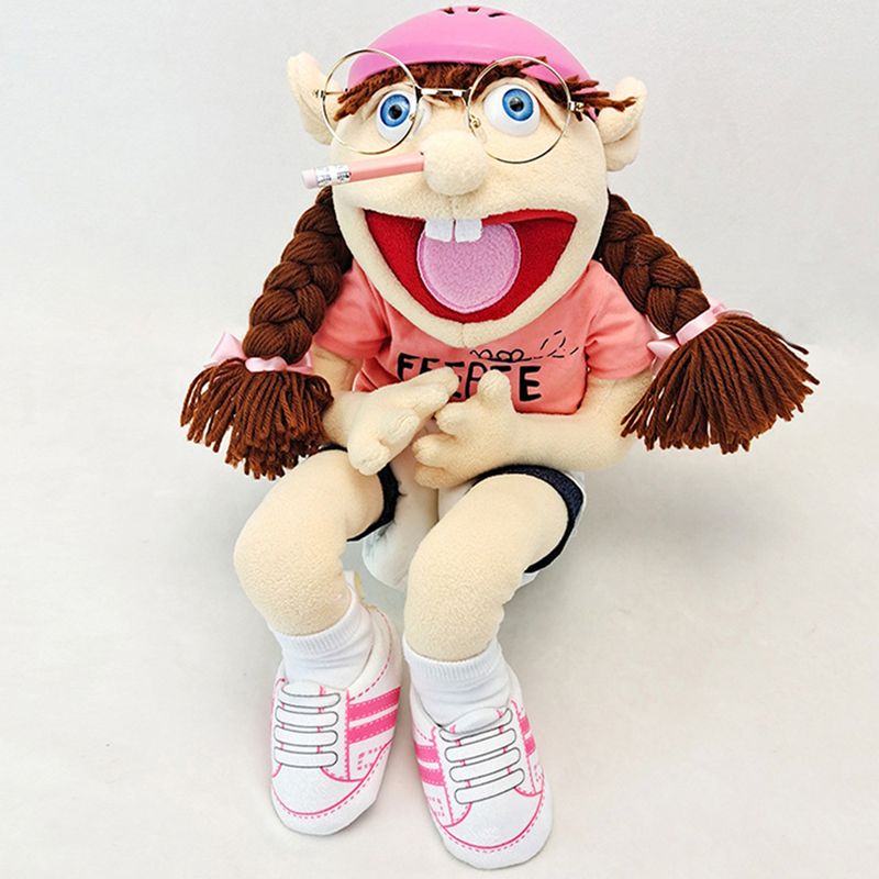 Jeffy Hand Puppet Toy With Tops Shoes Adventure Game Plushies Role-Play Toy Imaginative Pretend Play Storytelling Prop Halloween Christmas Gift_voghion.com