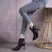 Modische Stiefel für Damen: Schicke spitze High Heels in Schwarz und Khaki (Modell 2024) – Versandkostenfrei bei D2cb_voghion.com