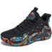 Herrenschuhe Flying Woven Basketballschuhe Frühling und Herbst High-Top Sneaker Tide Mesh Camouflage Jugend Student Trainingsschuhe_voghion.com