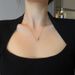 Golden Small Waist Full Diamond Necklace For Women, Light Niche Collarbone Chain, 2024 New Trendy Titanium Steel_voghion.com