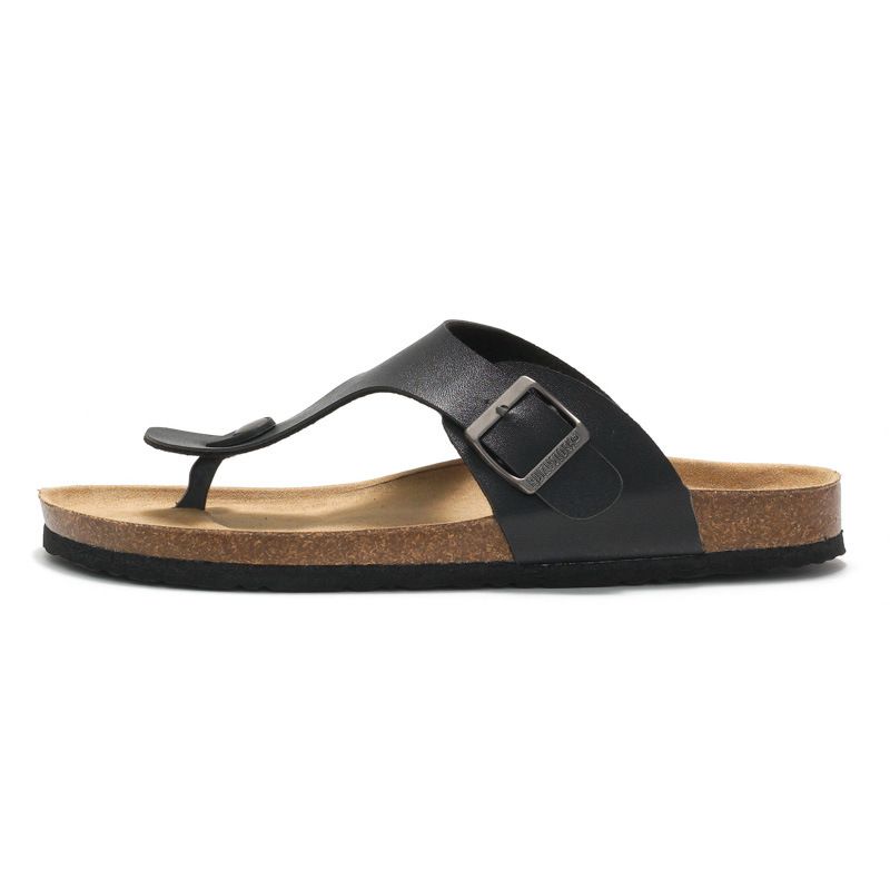 Sandale Ruizu Couple Plut de vară Sandwich pentru bărbați, ediție coreeană Sandale la modă, papuci casual cu model herringbone pentru femei_voghion.com