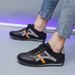 Fashionable and minimalist casual 2024 spring new low cut flat sports college style Korean version Forrest Gump shoes_voghion.com
