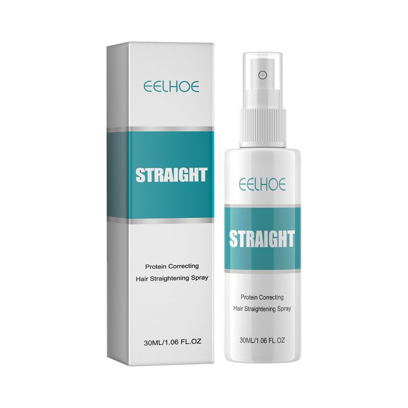 Haarglättungsserie, Haarreparatur, glatte, krauses Haar, schadensfreie Glättung, glatte Stylingcreme_voghion.com