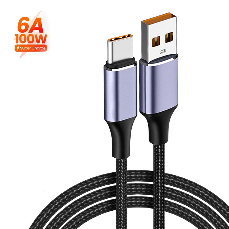 90-Grad-Datenleitung rechtwinkliges PD 100W Schnellladekabel USB C auf USB Typ C_voghion.com