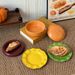 Hamburger Bowl Plate Set For Home Use, Salad Dessert Snack Exquisite And Beautiful Plates, Cute Children's Bowls_voghion.com