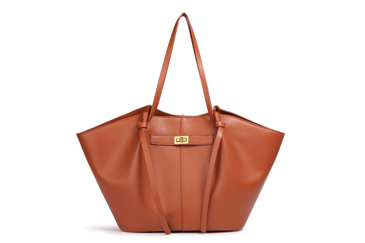 Women's Lightweight Large Capacity Batwing Shoulder Bag - Stylish Crossbody Purse With Magnetic Closure & Multiple Pockets (Brown/Black/Tan/Wine)_voghion.com