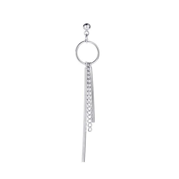 orecchini lunghi con catena a nappa in stile freddo design orecchini pendenti a croce con palla in lega_voghion.com