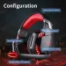 Cuffie da gioco cablate 2023 Cuffie grandi con microfono luminoso a LED Auricolari stereo Bassi profondi per PC Computer Gamer Laptop PS4_voghion.com