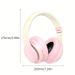 Cuffie Bluetooth wireless con microfono per donna, cancellazione del rumore, suono stereo, cuffie sportive da gioco, regalo_voghion.com