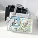 Borsa a tracolla versatile in stile cinese, stile anime, con distintivo trasparente, da donna, color crema, primavera, ciliegia_voghion.com