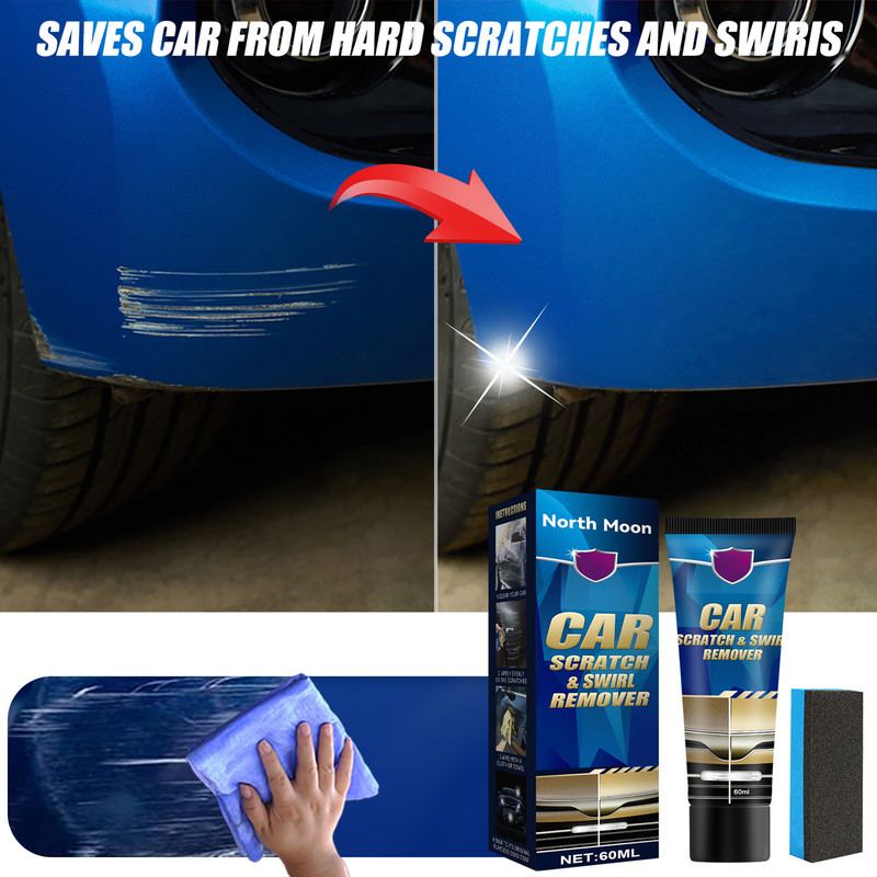 Yuanmheng 1 Set 15/60/120ml Scratches Repair Wax Powerful Cleaning Maintenance Car Scratch And Swirl Remover Scratch Repair Tool Car Accessories_voghion.com