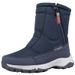 Herrenschuhe Nordost-Winter-Schneestiefel Damen wasserdicht rutschfest Fleece-ed verdickte Herren Baumwolle gepolsterte Schuhe Reiten_voghion.com