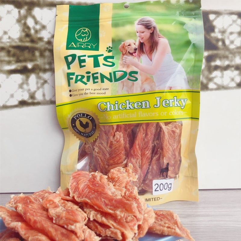 Pet Dog Snacks Chicken Strips Delicious Handmade_voghion.com
