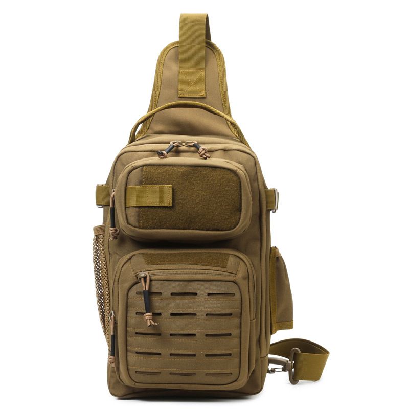 Baitcaster-Tasche, Angeltasche, Brusttasche, multifunktionale Aufbewahrungstasche für Outdoor-Radfahren für Herren und Damen, Umhängetasche mit einer Schulter für unterwegs_voghion.com