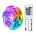 5 V USB RGB LED-Lichtstreifen 5050 SMD – Bluetooth & IR-Fernbedienung, 16 Millionen Farben, selbstklebendes flexibles Licht für TV-Hintergrundbeleuchtung, Gaming-Setup_voghion.com
