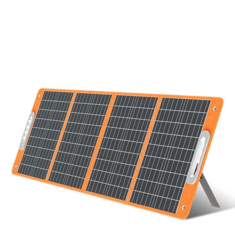 100W 18V Portable Solar Panel; Flashfish Foldable Solar Charger With 5V USB 18V DC Output Type-C Output Compatible With Portable Generator; Smart_voghion.com