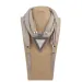Collana di gioielli per donna, moda, in lega di resina, grande ciondolo tricolore, sciarpa_voghion.com