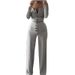 Women's clothing autumn new long-sleeved cardigan slim button casual suit _voghion.com