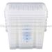Pack Of 5 X Clear Plastic Storage Box Boxes With Lids Removals House Home Garage_voghion.com