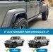 Front & Rear Fenders Compatible With 2020-2024 Jeep Wrangler Gladiator JT Sport & Willys_voghion.com