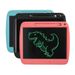 Wiederaufladbares LCD-Schreibtablett 9 Zoll – Buntes Kritzelbrett für Kinder, löschbares Zeichenpad mit One-Touch-Löschen und teilweisem Löschen_voghion.com