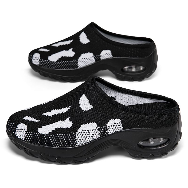 Große Größe Neue Semi Trawl Damen Casual Lazy People, Atmungsaktive Und Gesunde Wanderschuhe Für Einen Fuß 866_voghion.com